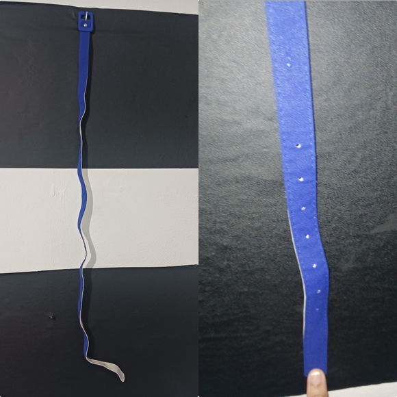 Women Blue belted pleated maxi skirt - Picture 11 of 15